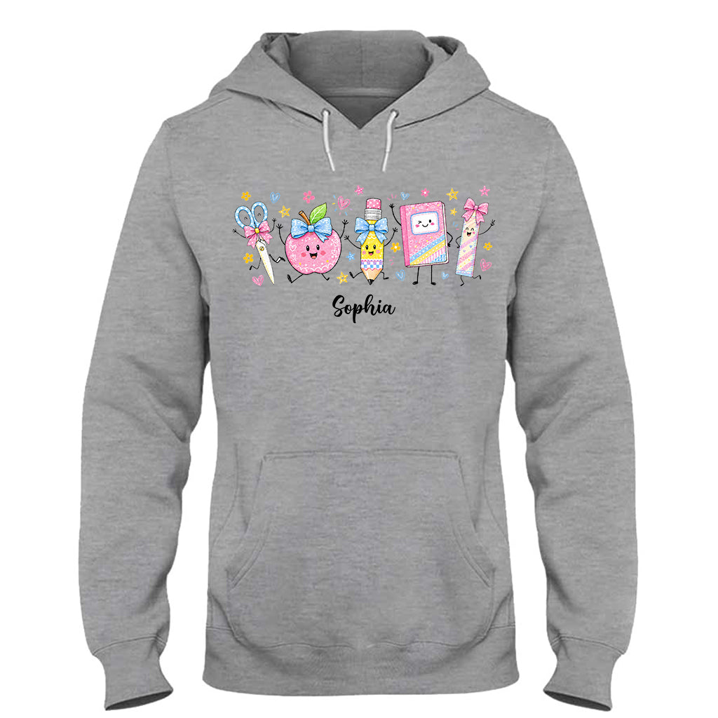 Back To School, Teacher Gift Idea - Personalized Teacher T-shirt And Hoodie