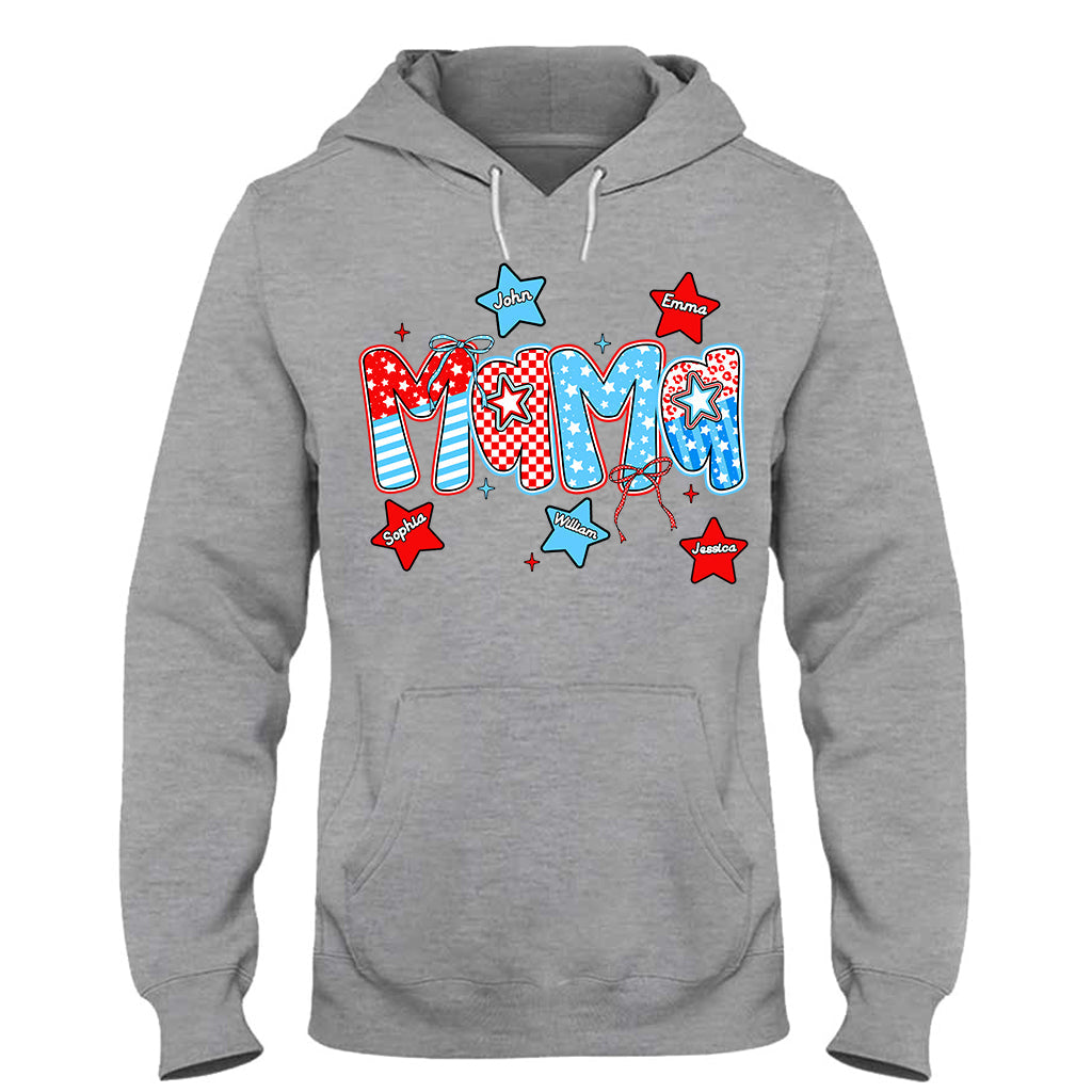 4th of July Mama - Personalized Mother T-shirt And Hoodie