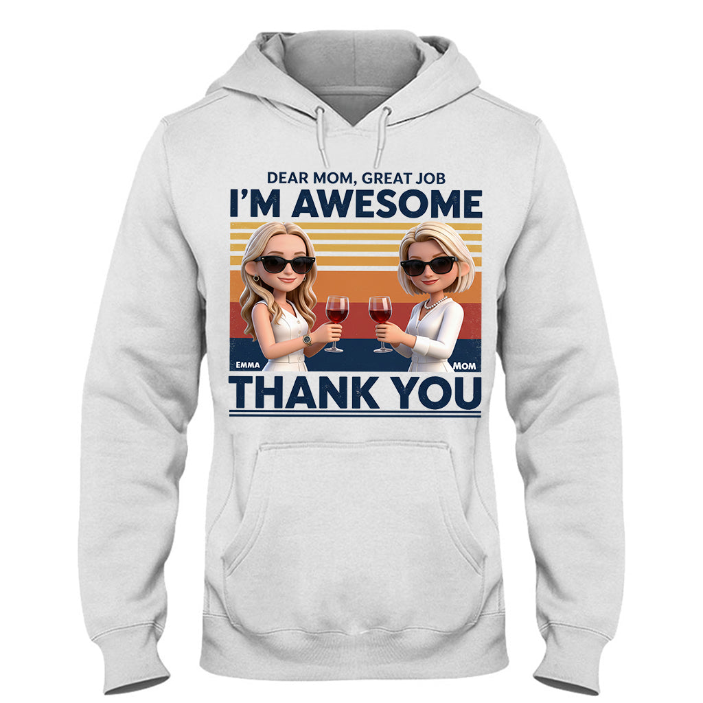 Dear Mom, Thank You - Personalized Mother T-shirt And Hoodie