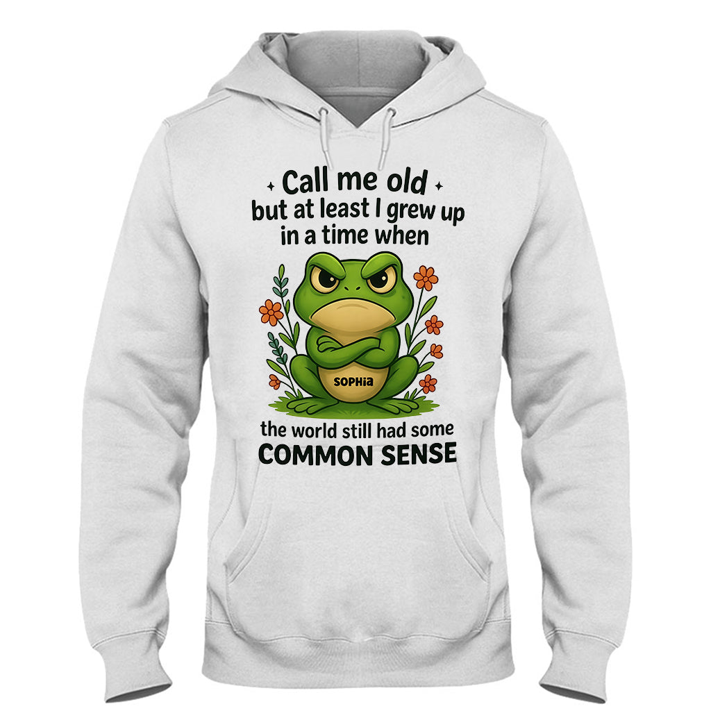 Appelez-moi vieux - T-shirt et sweat à capuche personnalisés Love Frog