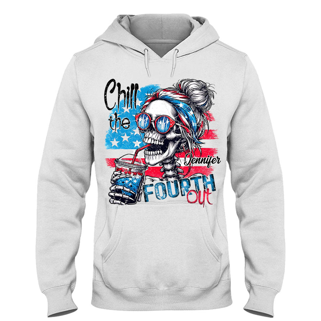 Chill the Fourth Out - T-shirt et sweat à capuche personnalisés avec tête de mort