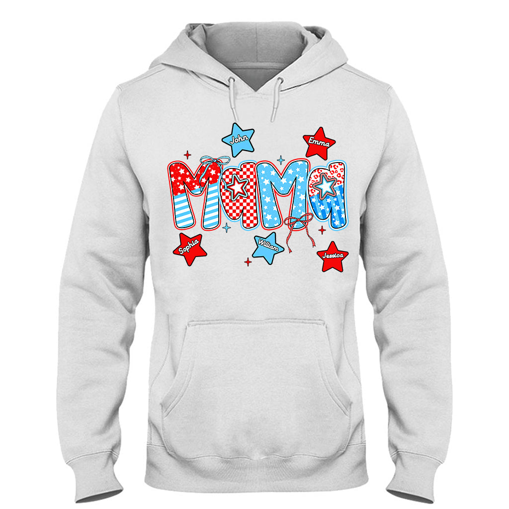 4th of July Mama - Personalized Mother T-shirt And Hoodie