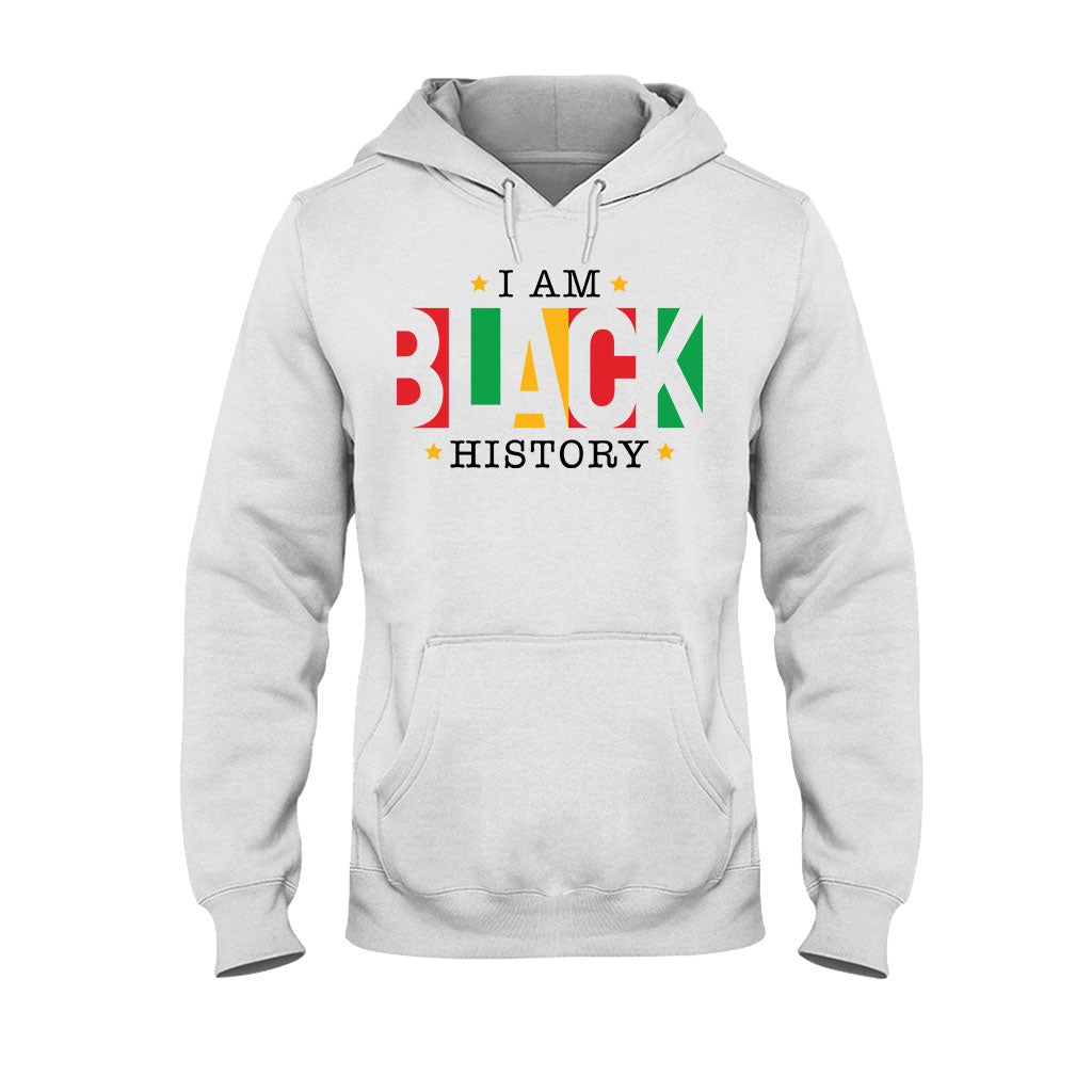 I Am Black History - Personalized African American T-shirt And Hoodie