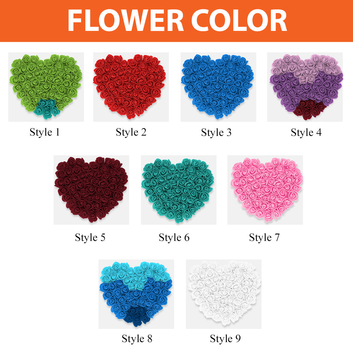 The Night We Met - Personalized Couple Flower Shadow Box