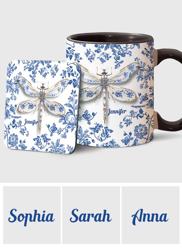 Love Dragonflies - Personalized Gardening Accent Mug