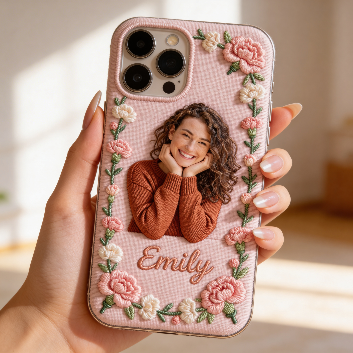 Birth Month Flower (Jan to Dec), Best Gift Idea - Personalized Birth Month Flower Full Print Phone Case