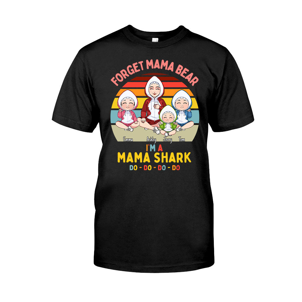 Maman Requin Do Do Do - Cadeau pour maman, papa, grand-mère, grand-père, tante, oncle, amoureux des requins - T-shirt et sweat à capuche personnalisés