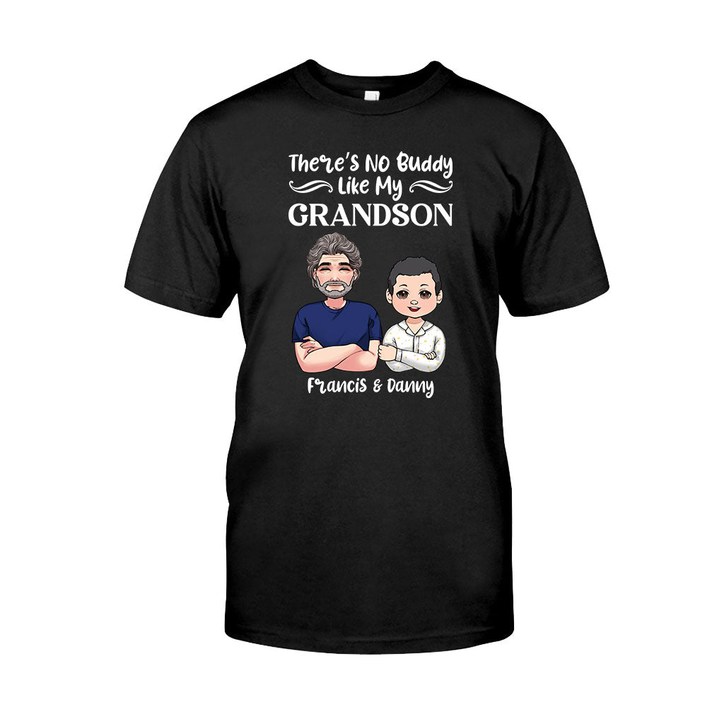 Il n'y a pas de meilleur ami que mon petit-fils/ma petite-fille - Cadeau pour grand-père - T-shirt et sweat à capuche personnalisés