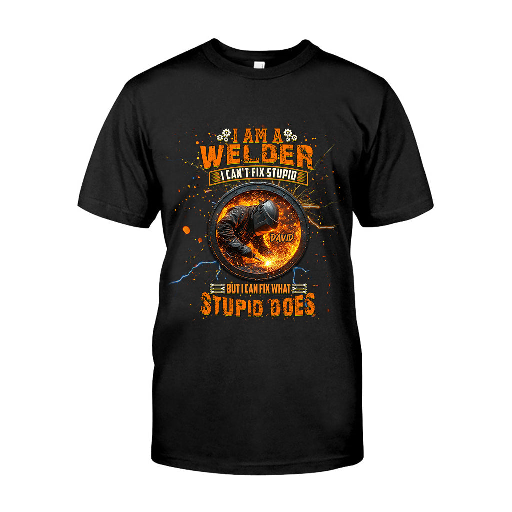 Gift For Welder Man - Personalized Welder T-shirt And Hoodie
