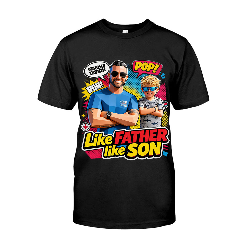 Cadeau Style Popart - T-shirt et Sweat à Capuche Personnalisés pour Papa