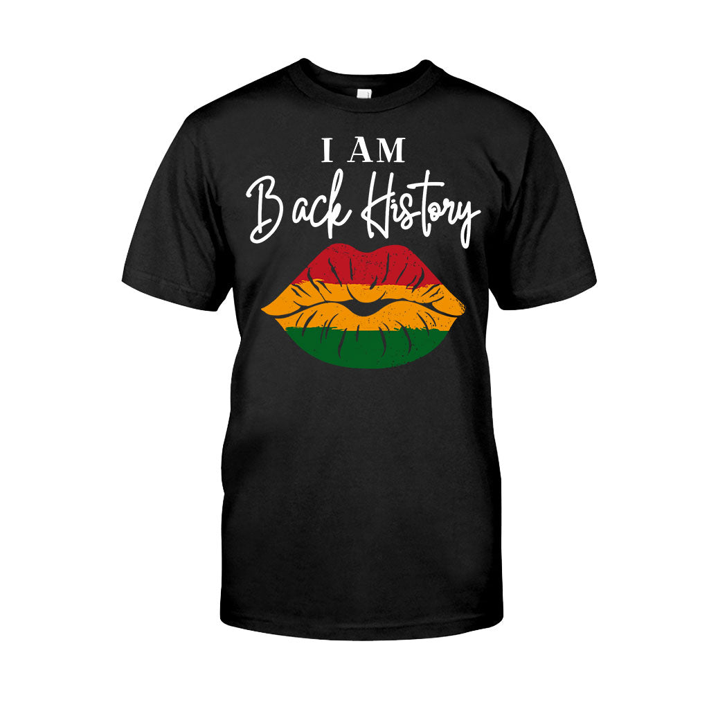 Je suis l'histoire des Noirs - T-shirt et sweat à capuche personnalisés pour Afro-Américains