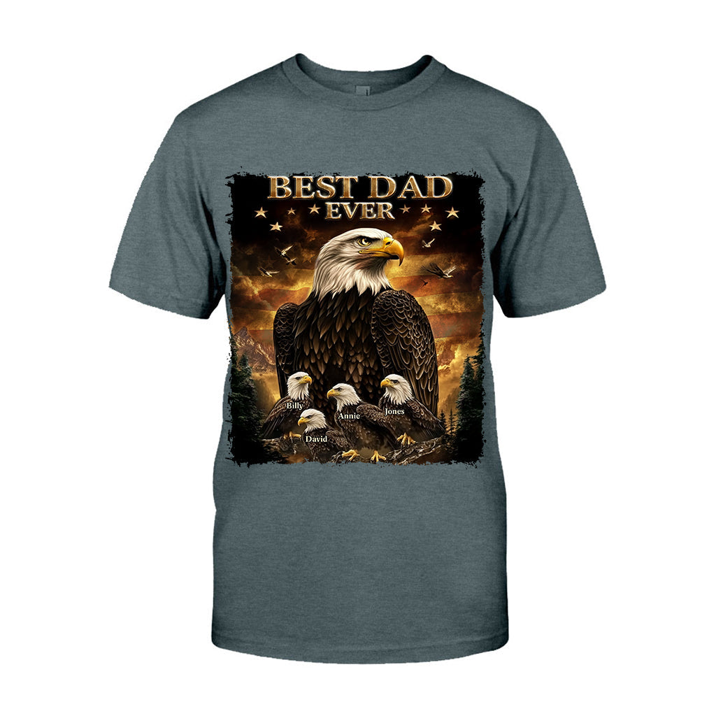 Best Dad Ever - Personalized Father T-shirt And Hoodie