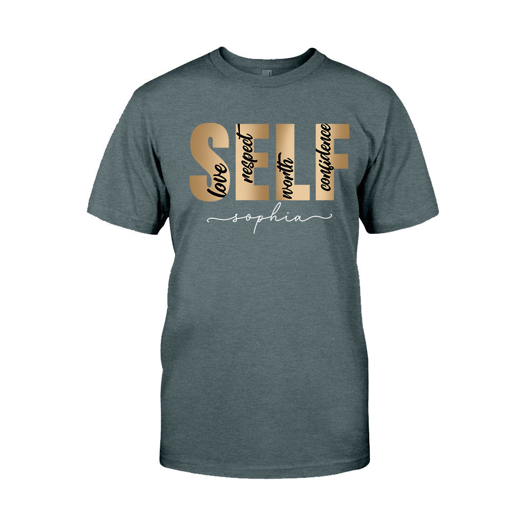 Self Confidence - Personalized African American T-shirt And Hoodie