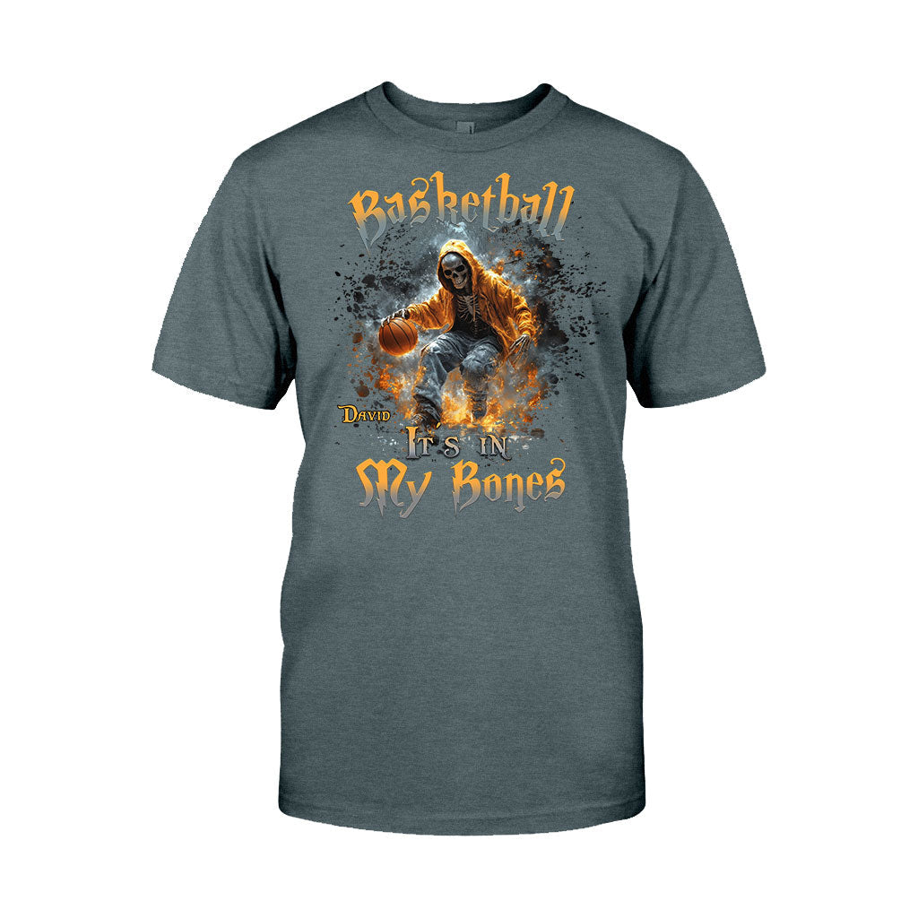 Le basket-ball coule dans mes veines - T-shirt et sweat à capuche de basket-ball personnalisés