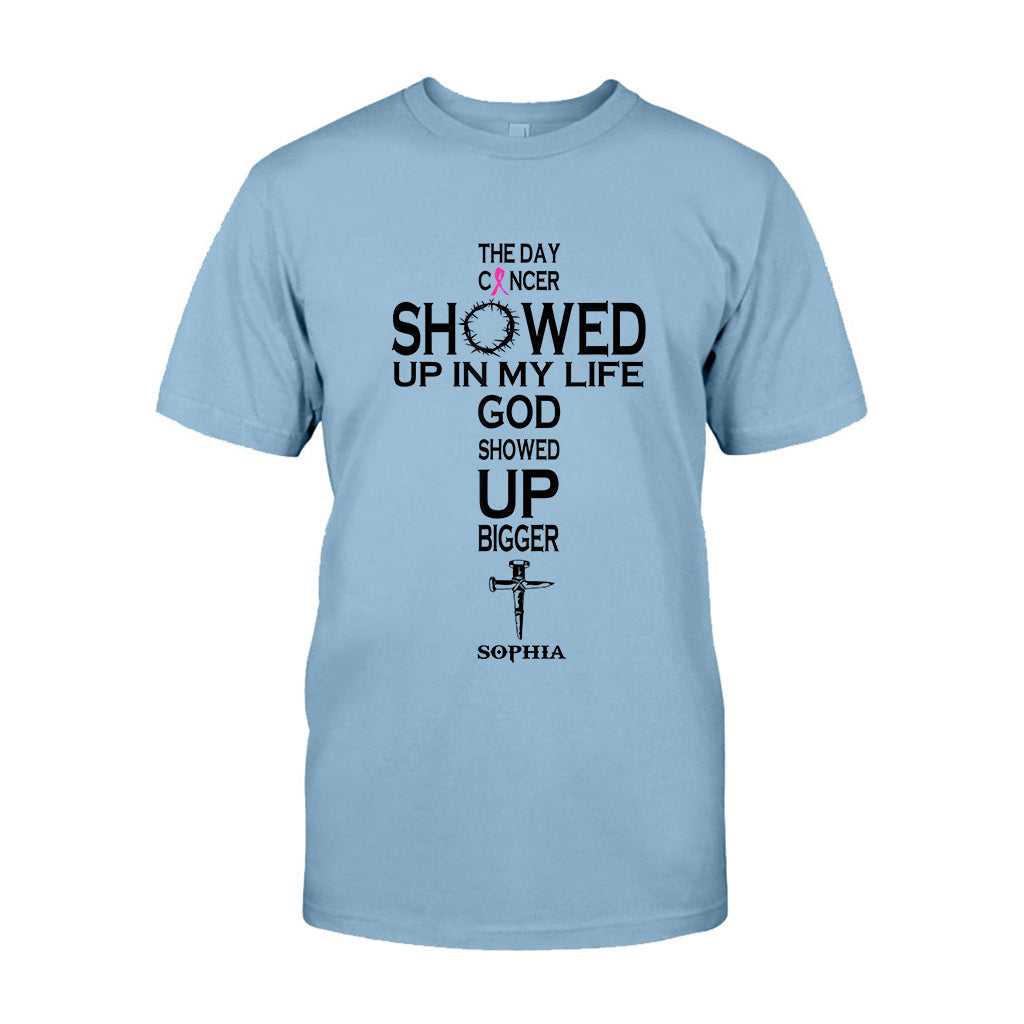 La foi plutôt que la peur - T-shirt et sweat à capuche personnalisés pour la sensibilisation au cancer du sein