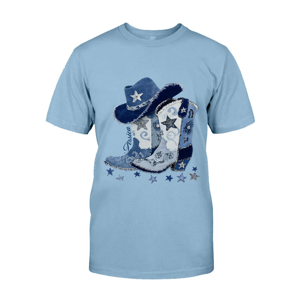 Bottes de cowgirl - T-shirt et sweat à capuche personnalisés pour cowgirl