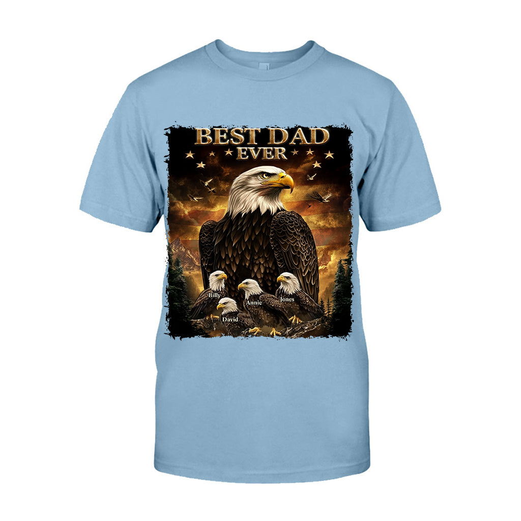 Best Dad Ever - Personalized Father T-shirt And Hoodie