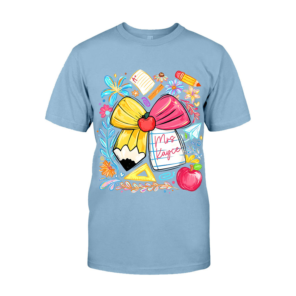 Back To School, Teacher Gift Idea - Personalized Teacher T-shirt And Hoodie