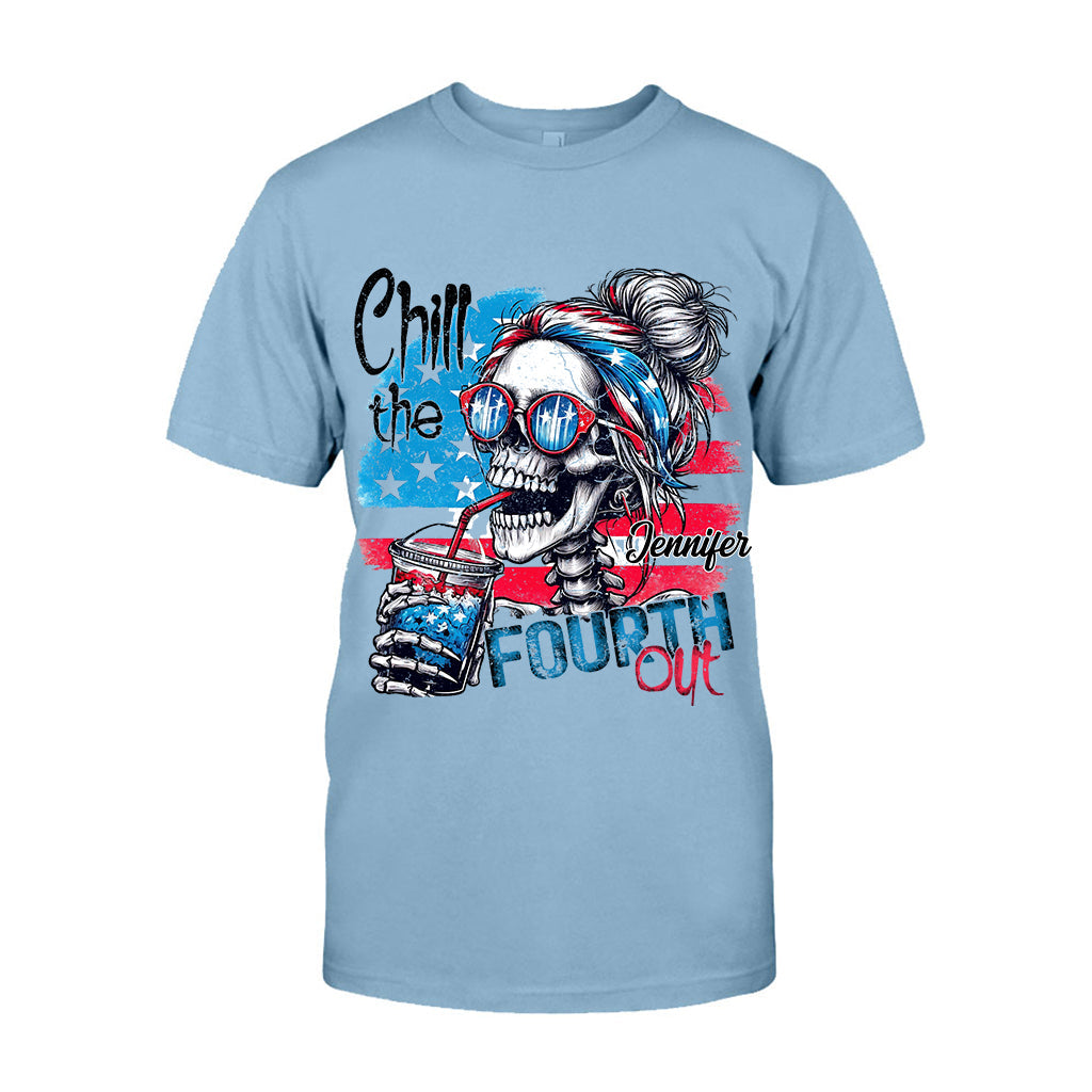 Chill the Fourth Out - T-shirt et sweat à capuche personnalisés avec tête de mort
