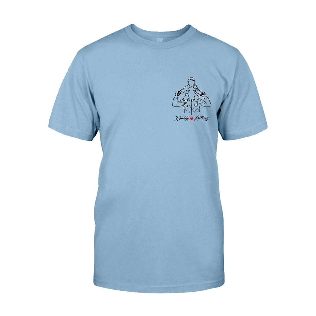 Meilleur papa du monde - T-shirt et sweat à capuche personnalisés pour papa