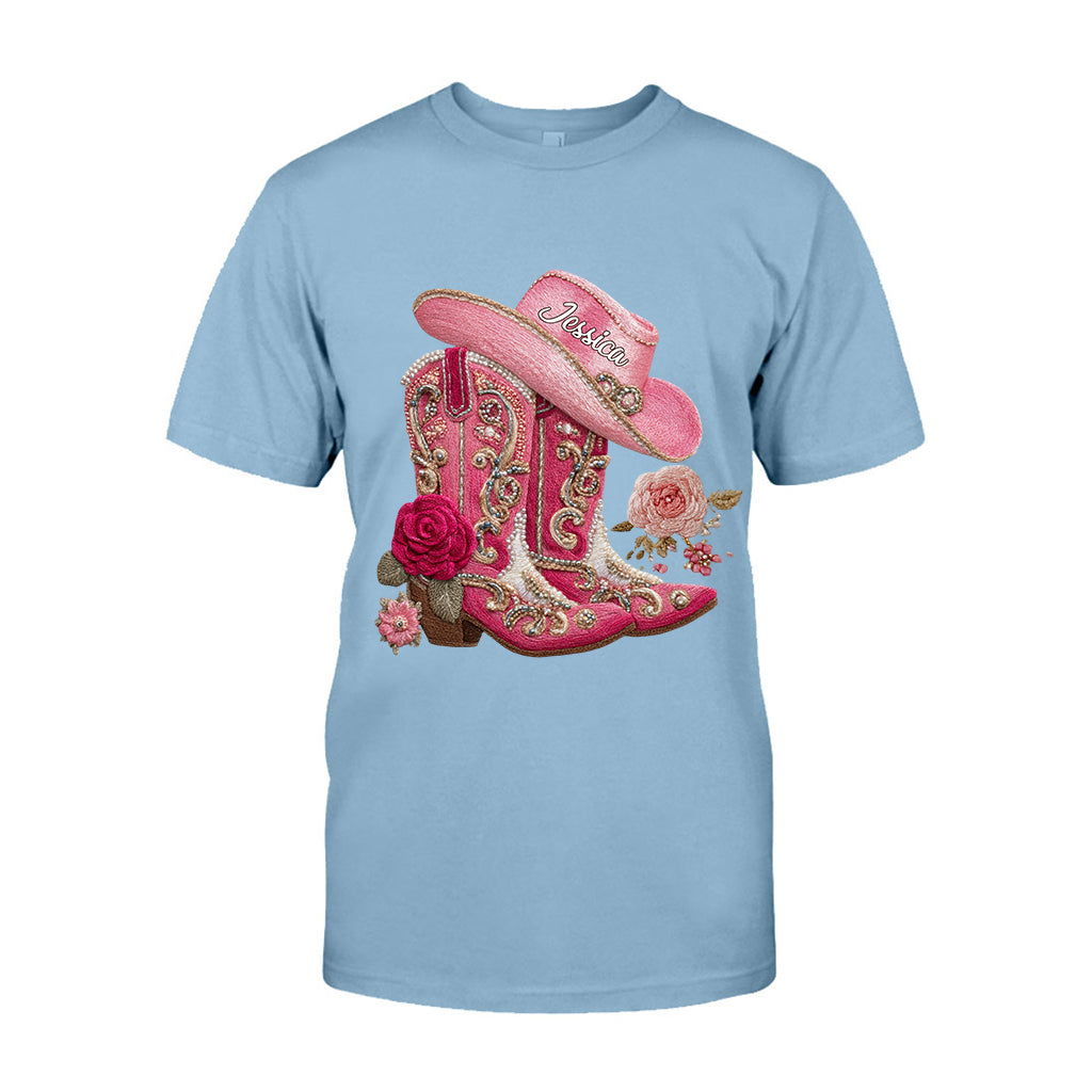 Bottes de cowgirl - T-shirt et sweat à capuche personnalisés pour cowgirl