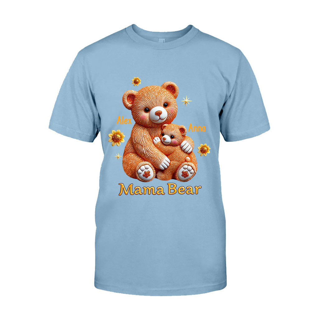 Mama Bear - Personalized Mother T-shirt And Hoodie