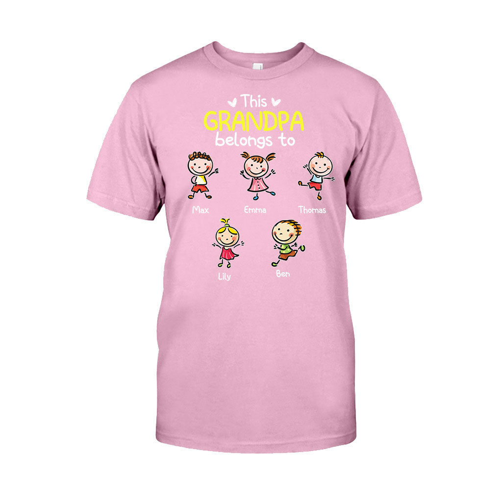On t'aime - Cadeau pour grand-mère, papa, maman, grand-père - T-shirt et sweat à capuche personnalisés