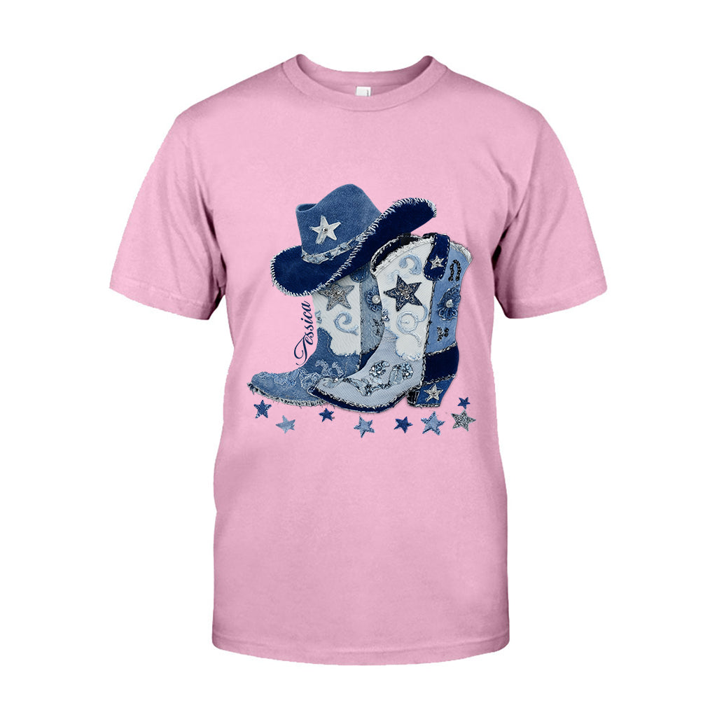 Bottes de cowgirl - T-shirt et sweat à capuche personnalisés pour cowgirl
