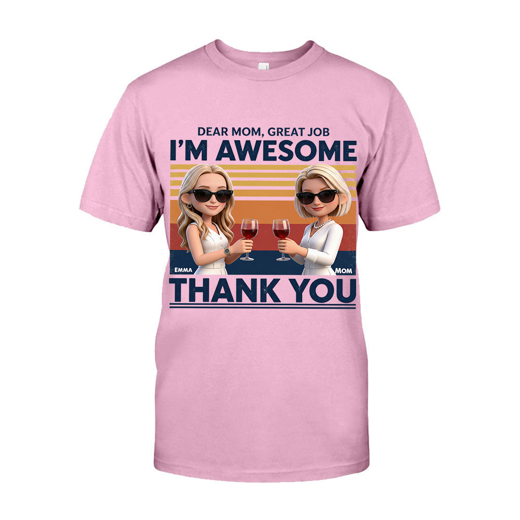 Dear Mom, Thank You - Personalized Mother T-shirt And Hoodie