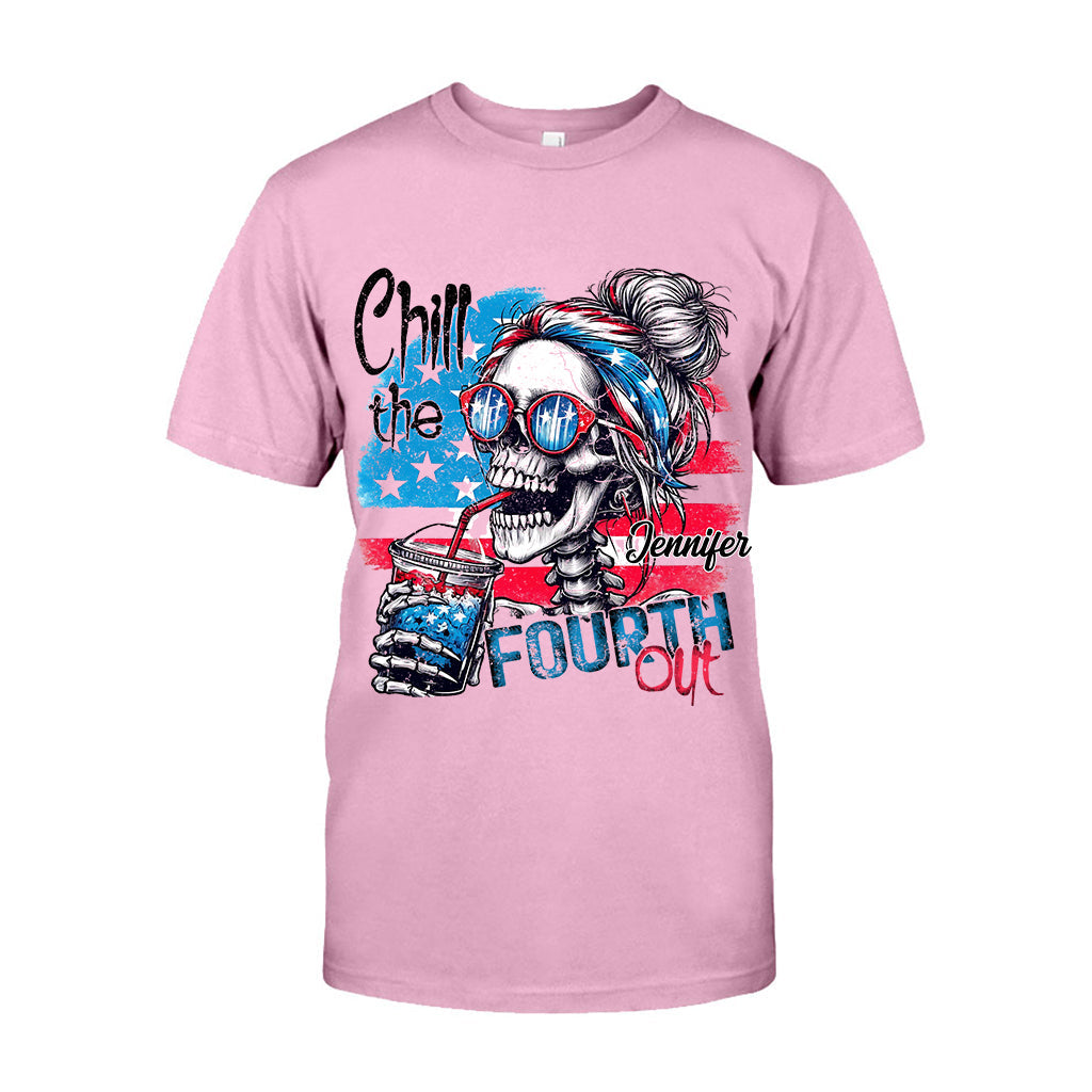 Chill the Fourth Out - T-shirt et sweat à capuche personnalisés avec tête de mort