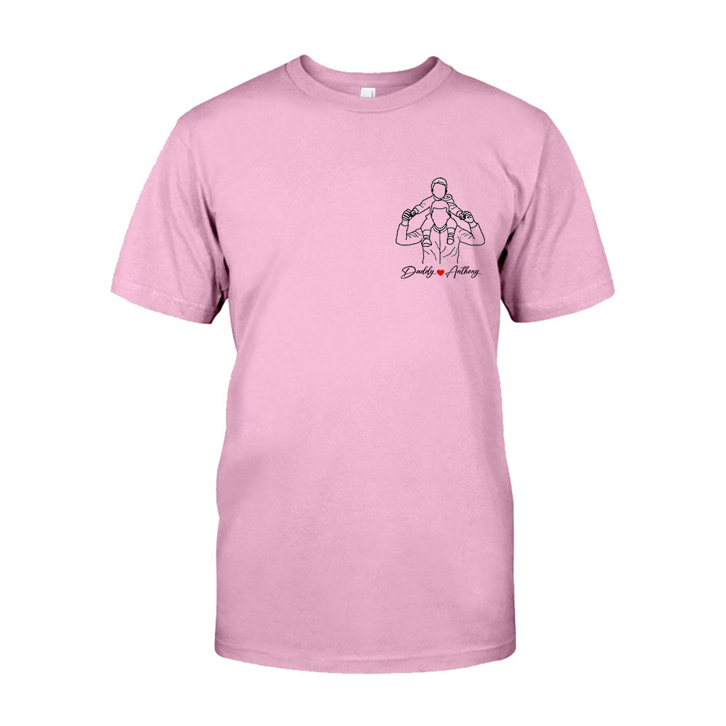 Meilleur papa du monde - T-shirt et sweat à capuche personnalisés pour papa