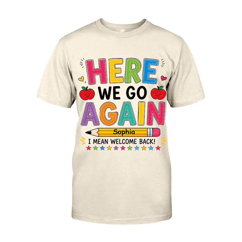 Back To School, Teacher Gift Idea - Personalized Teacher T-shirt And Hoodie