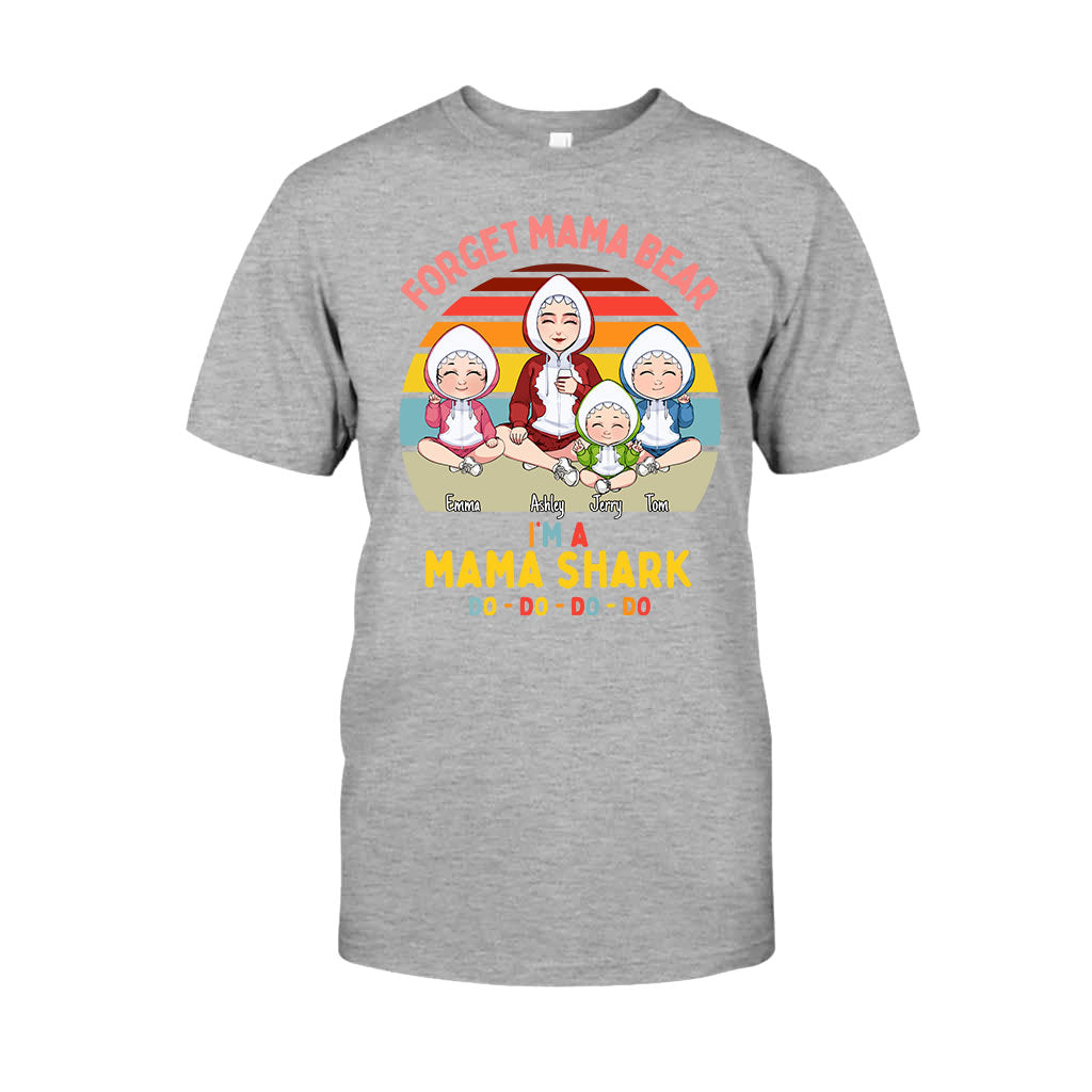 Maman Requin Do Do Do - Cadeau pour maman, papa, grand-mère, grand-père, tante, oncle, amoureux des requins - T-shirt et sweat à capuche personnalisés