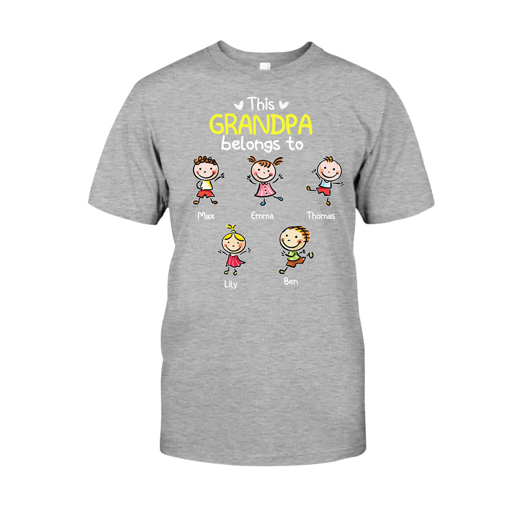 On t'aime - Cadeau pour grand-mère, papa, maman, grand-père - T-shirt et sweat à capuche personnalisés