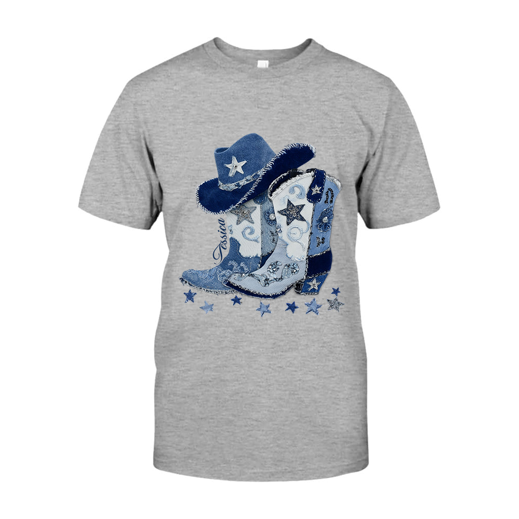 Bottes de cowgirl - T-shirt et sweat à capuche personnalisés pour cowgirl