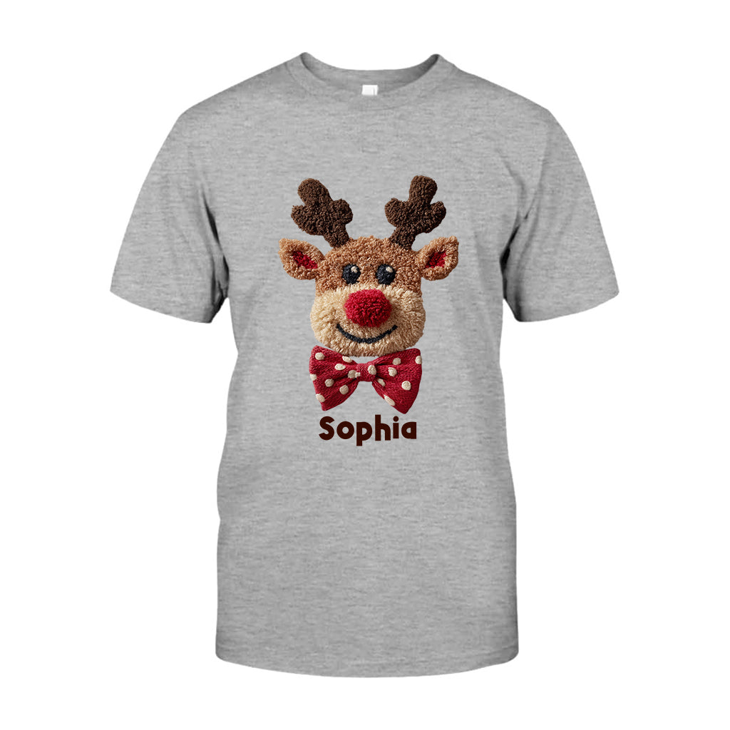 Reindeer Sweatshirt - Personalized Kid T-shirt And Hoodie