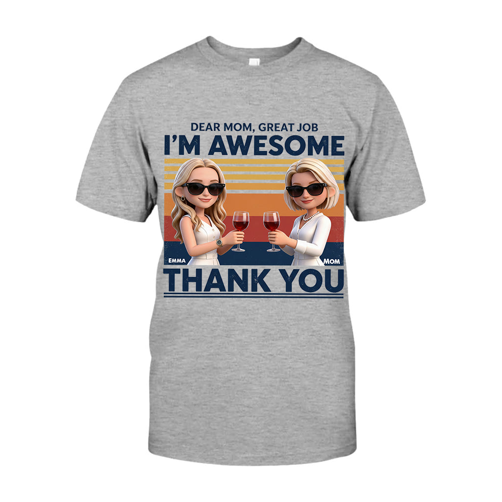 Dear Mom, Thank You - Personalized Mother T-shirt And Hoodie