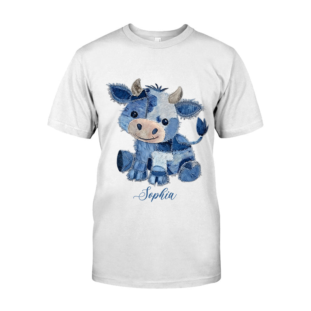 Mignonne vache des Highlands - T-shirt et sweat à capuche personnalisés avec une vache des Highlands
