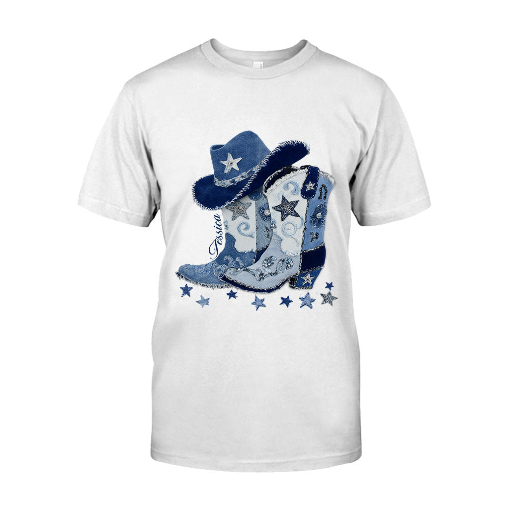 Bottes de cowgirl - T-shirt et sweat à capuche personnalisés pour cowgirl