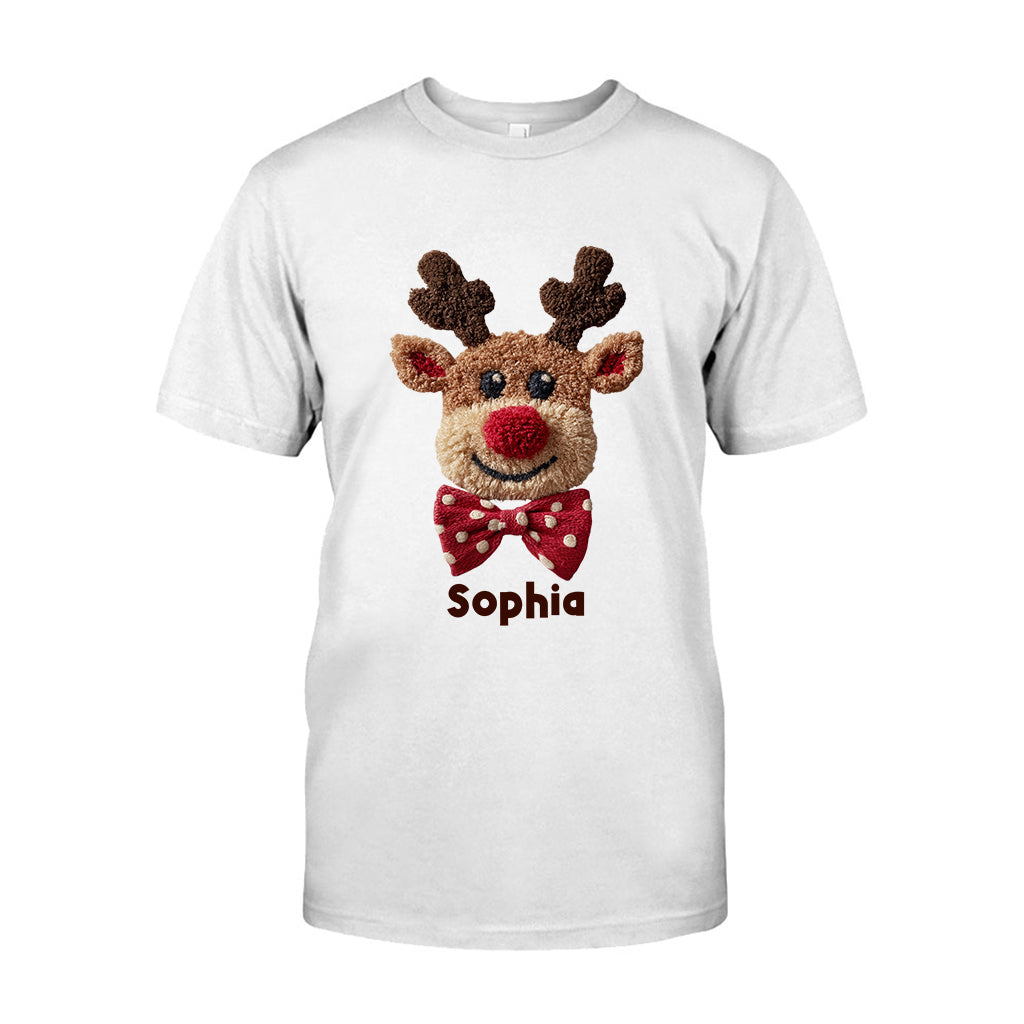 Reindeer Sweatshirt - Personalized Kid T-shirt And Hoodie