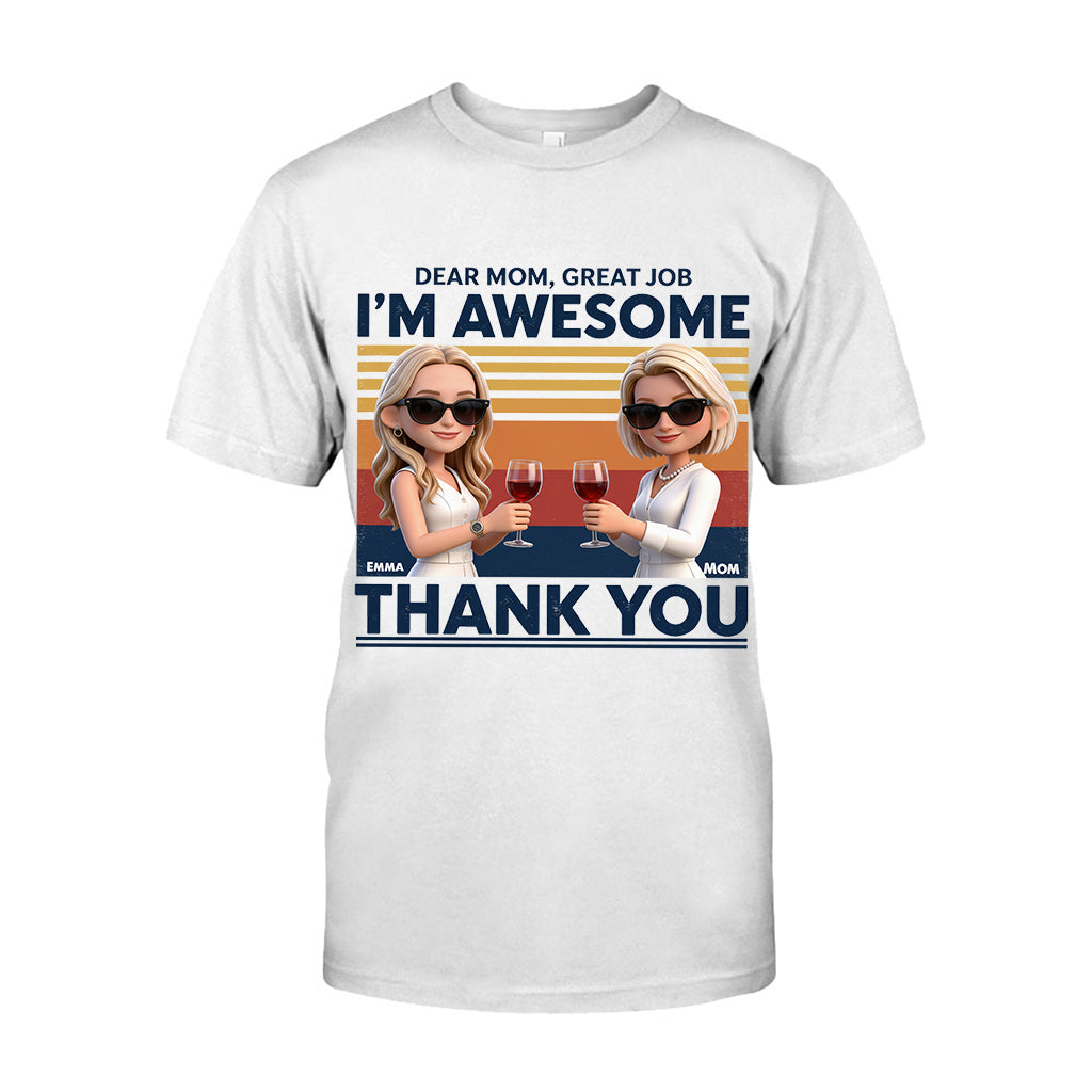 Dear Mom, Thank You - Personalized Mother T-shirt And Hoodie