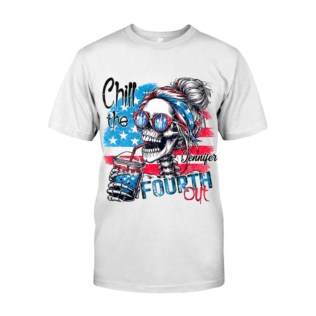 Chill the Fourth Out - T-shirt et sweat à capuche personnalisés avec tête de mort