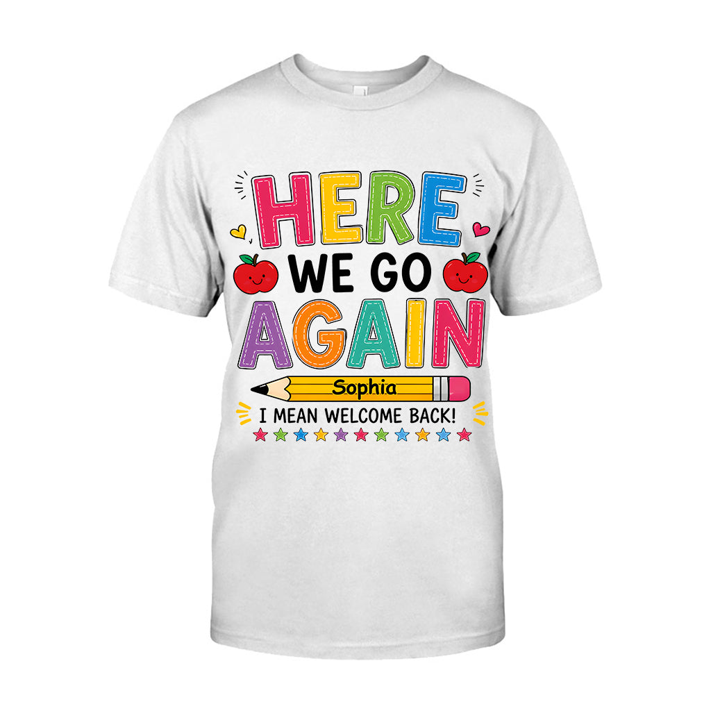 Back To School, Teacher Gift Idea - Personalized Teacher T-shirt And Hoodie