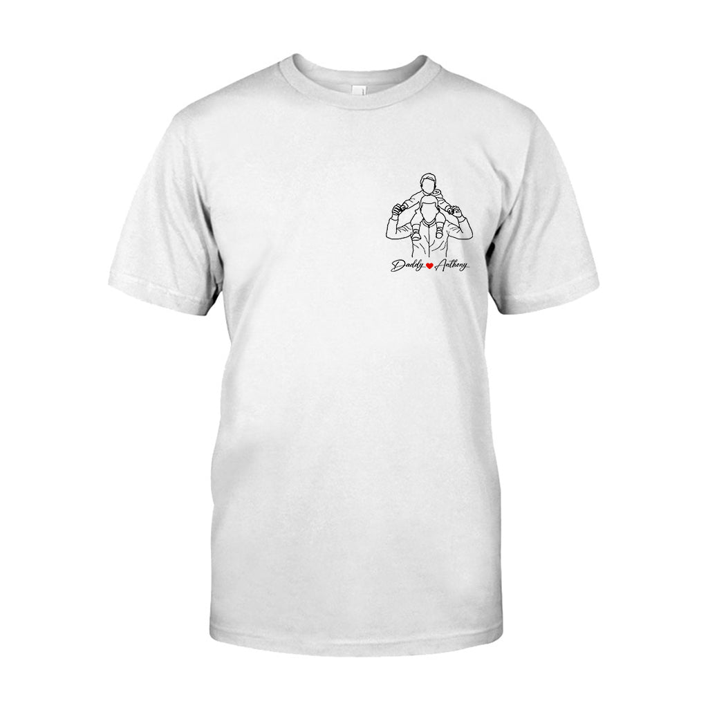 Meilleur papa du monde - T-shirt et sweat à capuche personnalisés pour papa