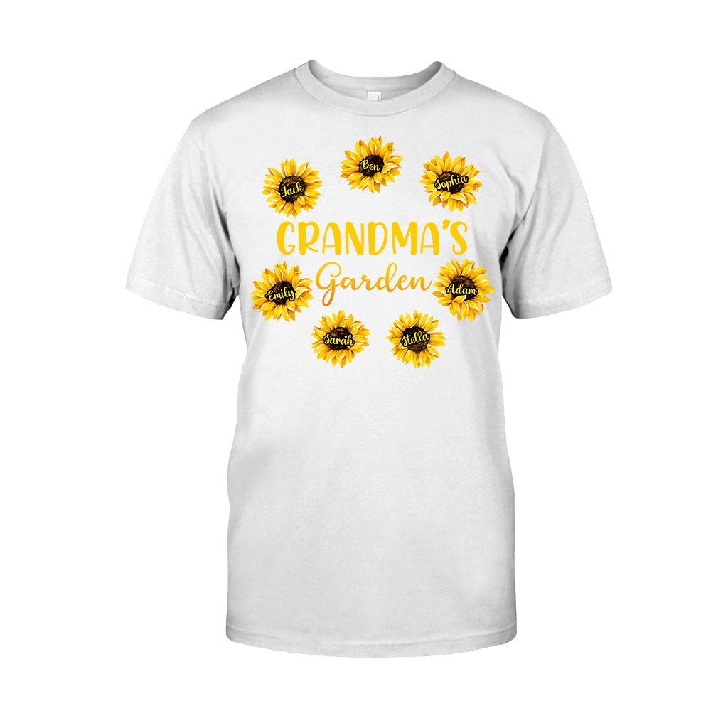 Le jardin de grand-mère - Cadeau pour grand-mère, maman, papa, grand-père - T-shirt et sweat à capuche personnalisés