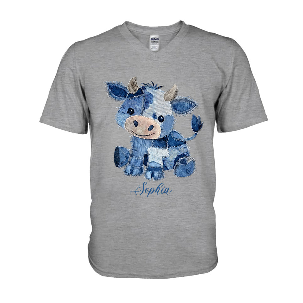 Mignonne vache des Highlands - T-shirt et sweat à capuche personnalisés avec une vache des Highlands