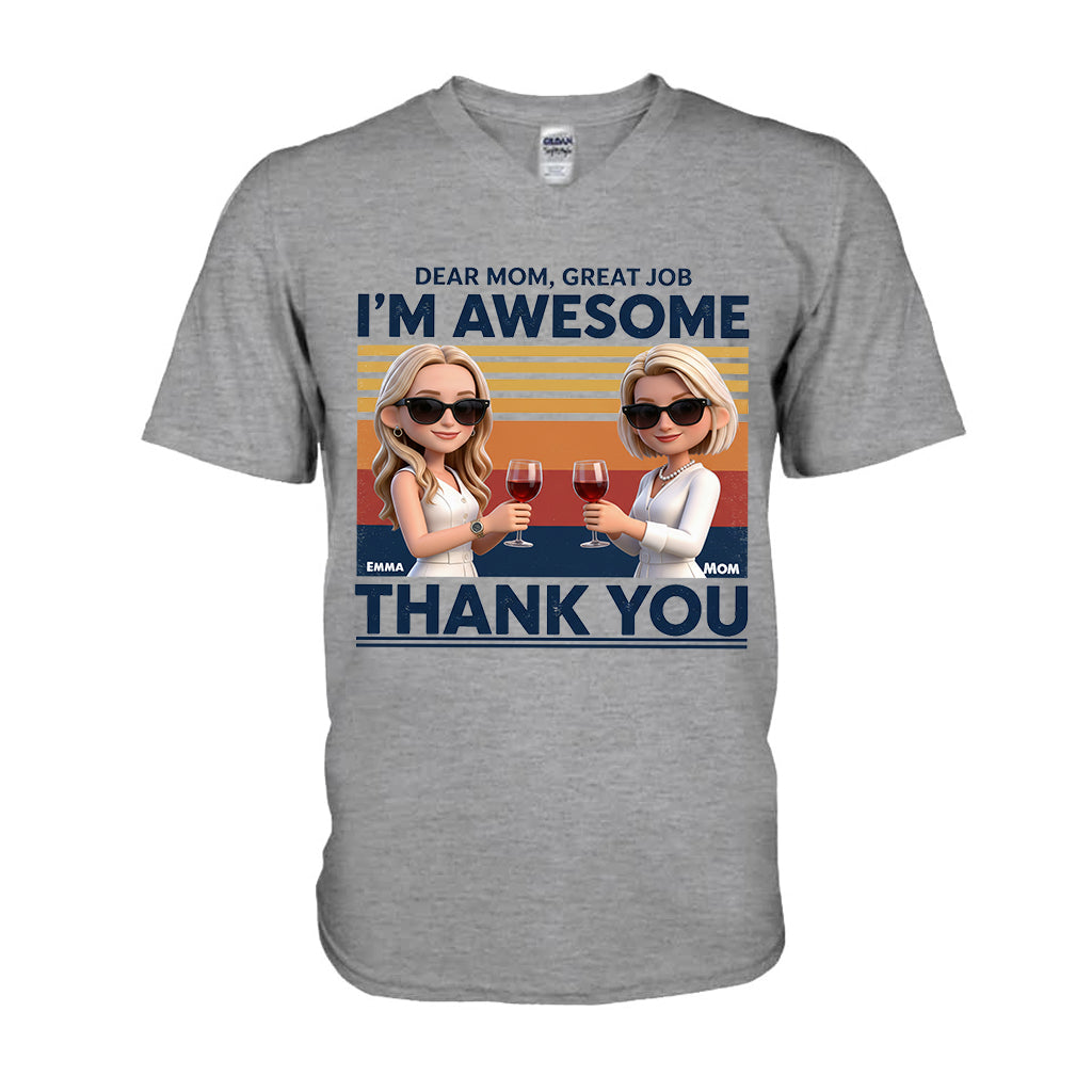 Dear Mom, Thank You - Personalized Mother T-shirt And Hoodie