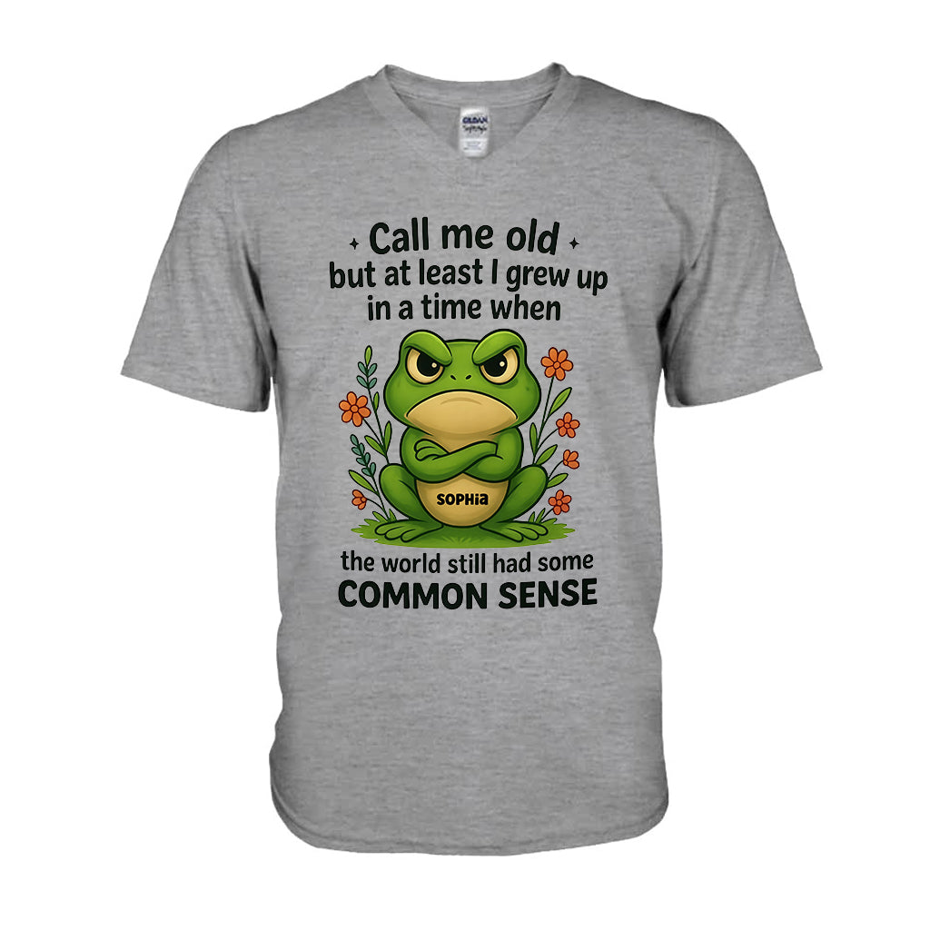 Appelez-moi vieux - T-shirt et sweat à capuche personnalisés Love Frog