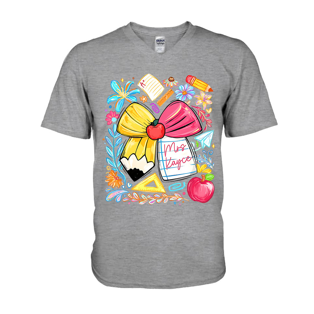 Back To School, Teacher Gift Idea - Personalized Teacher T-shirt And Hoodie