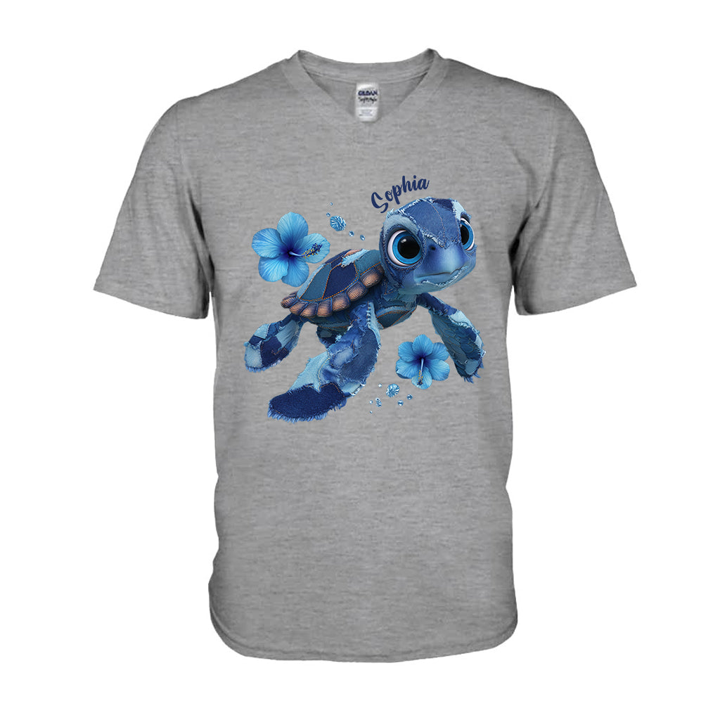 T-shirt et sweat à capuche personnalisés « Love Turtle » - T-shirt et sweat à capuche tortue